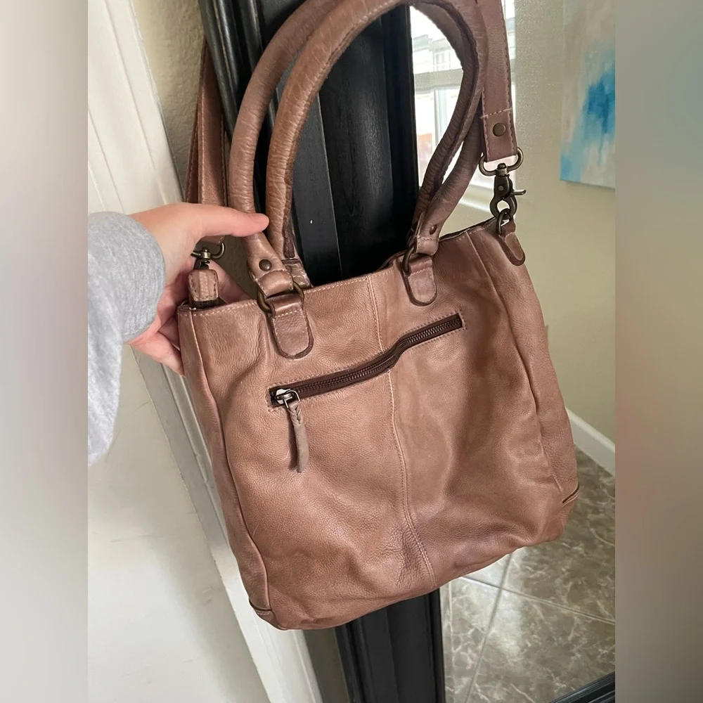 Brown Leather Women's Bag - Picture 7 of 10